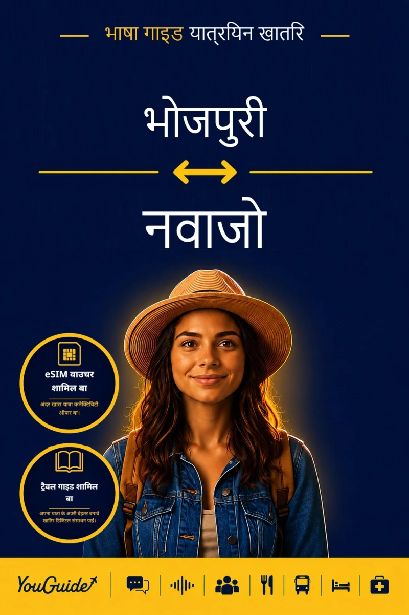 Portada: The Language Guide for Travelers - Bhojpuri to Navajo