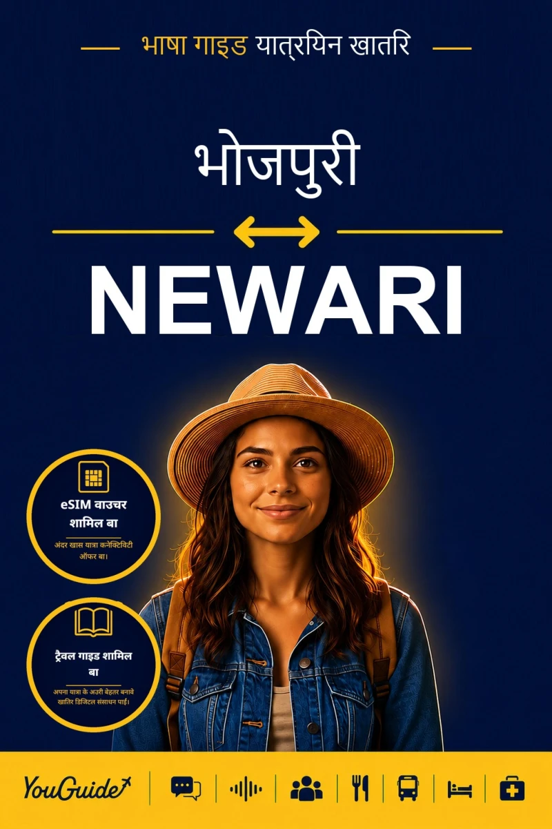 Portada: The Language Guide for Travelers - Bhojpuri to Newari