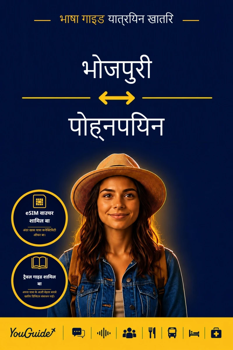 Portada: The Language Guide for Travelers - Bhojpuri to Pohnpeian