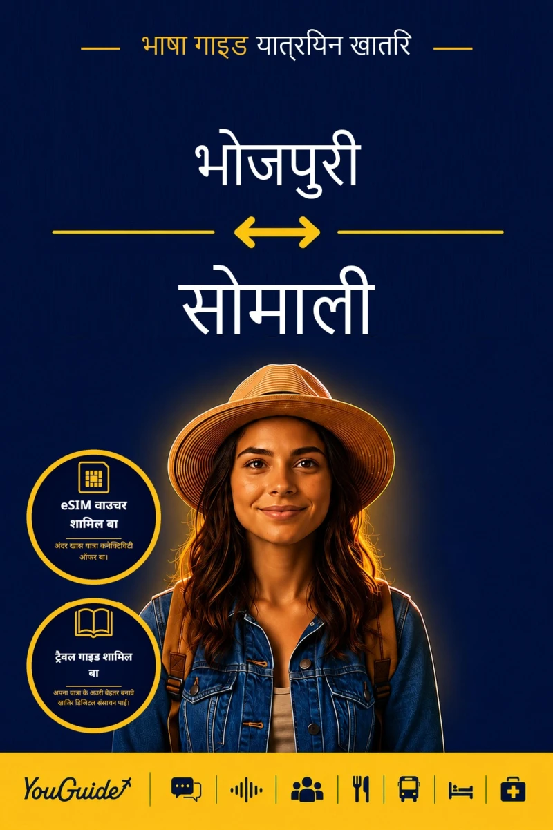 Portada: The Language Guide for Travelers - Bhojpuri to Somali