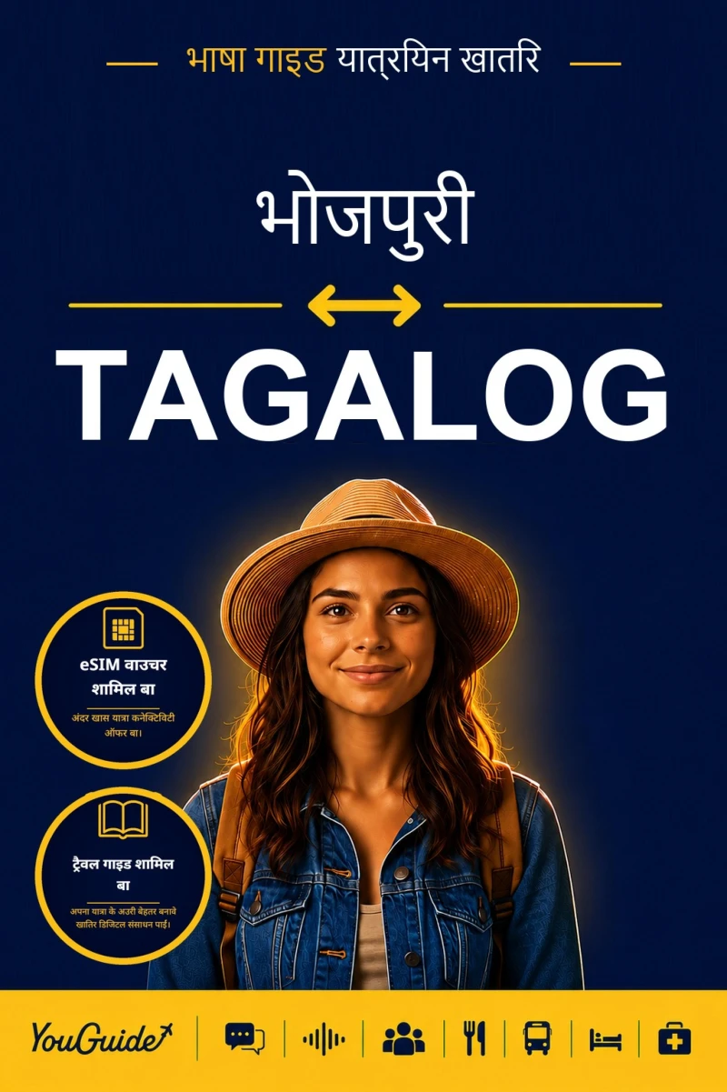 Portada: The Language Guide for Travelers - Bhojpuri to Tagalog