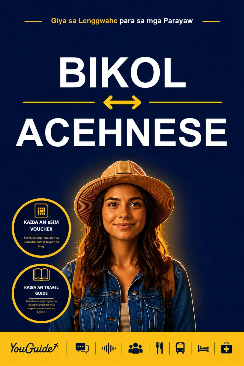 Portada: The Language Guide for Travelers - Bikol to Acehnese