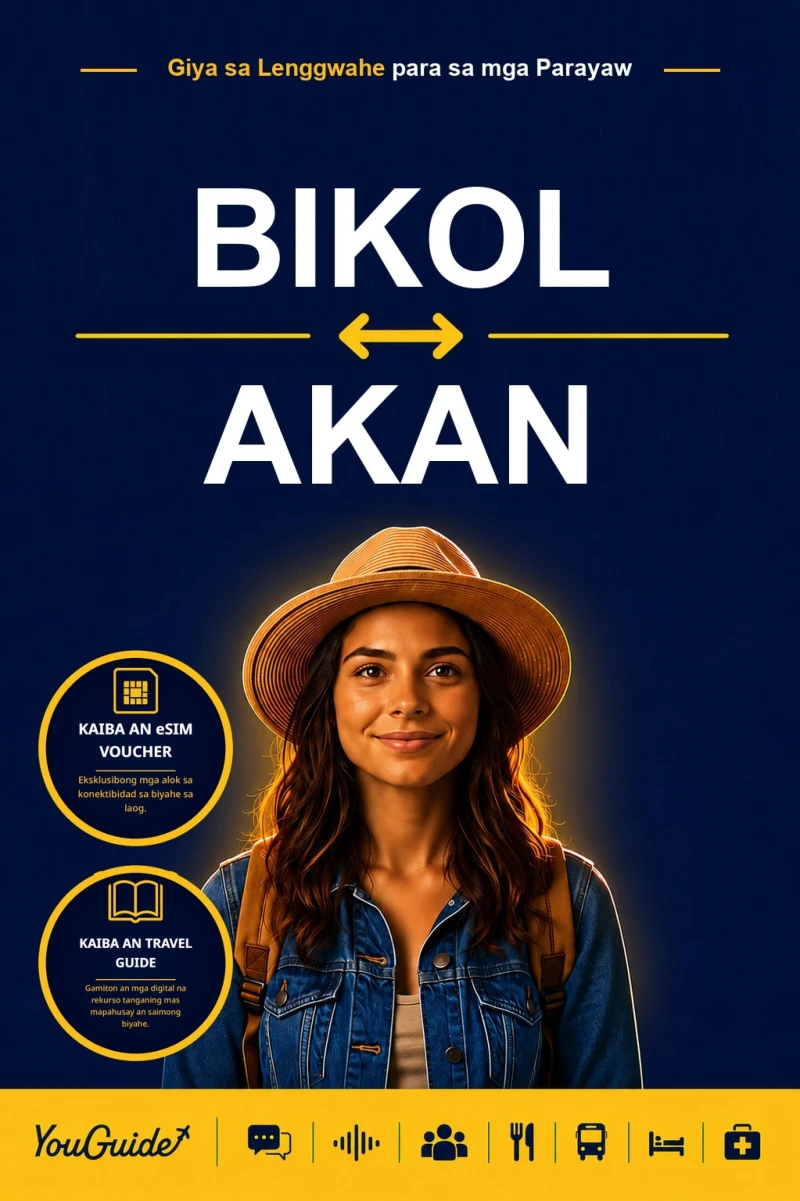 Portada: The Language Guide for Travelers - Bikol to Akan