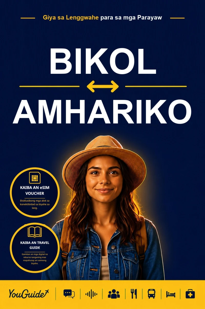 Portada: The Language Guide for Travelers - Bikol to Amharic