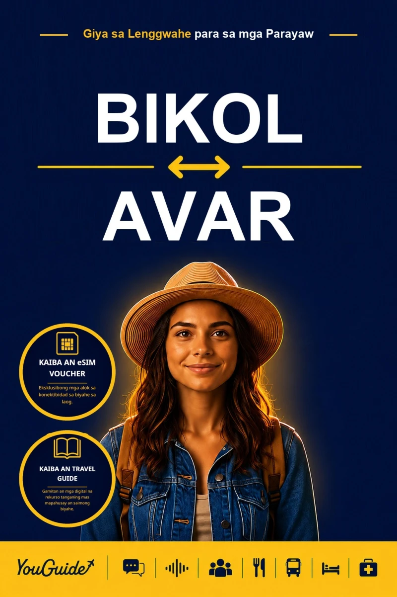 Portada: The Language Guide for Travelers - Bikol to Avar