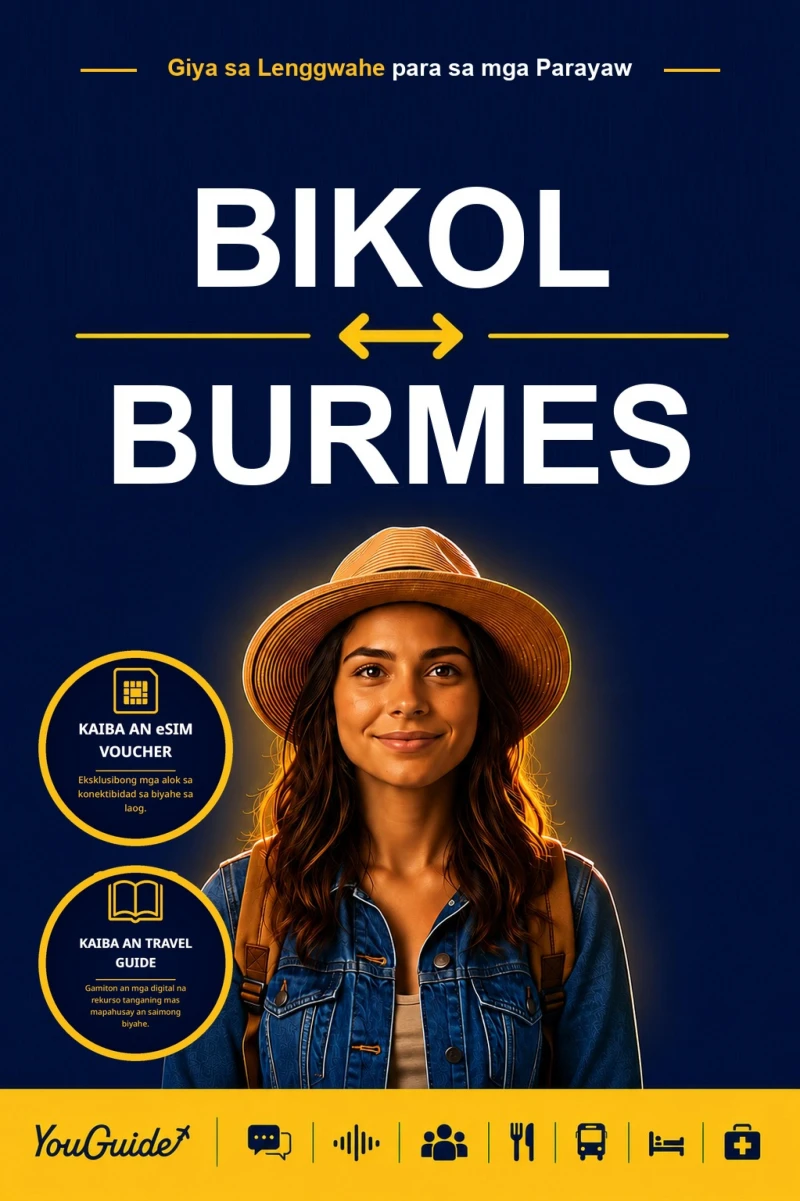 Portada: The Language Guide for Travelers - Bikol to Burmese
