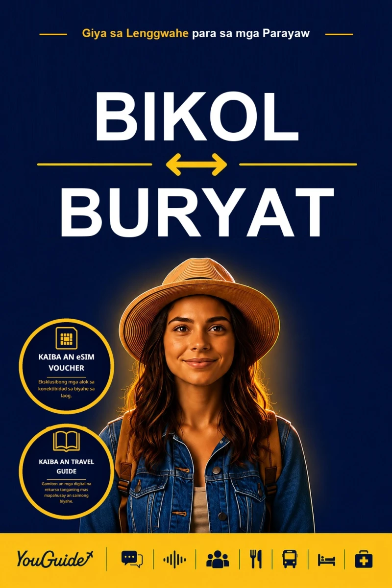 Portada: The Language Guide for Travelers - Bikol to Buryat