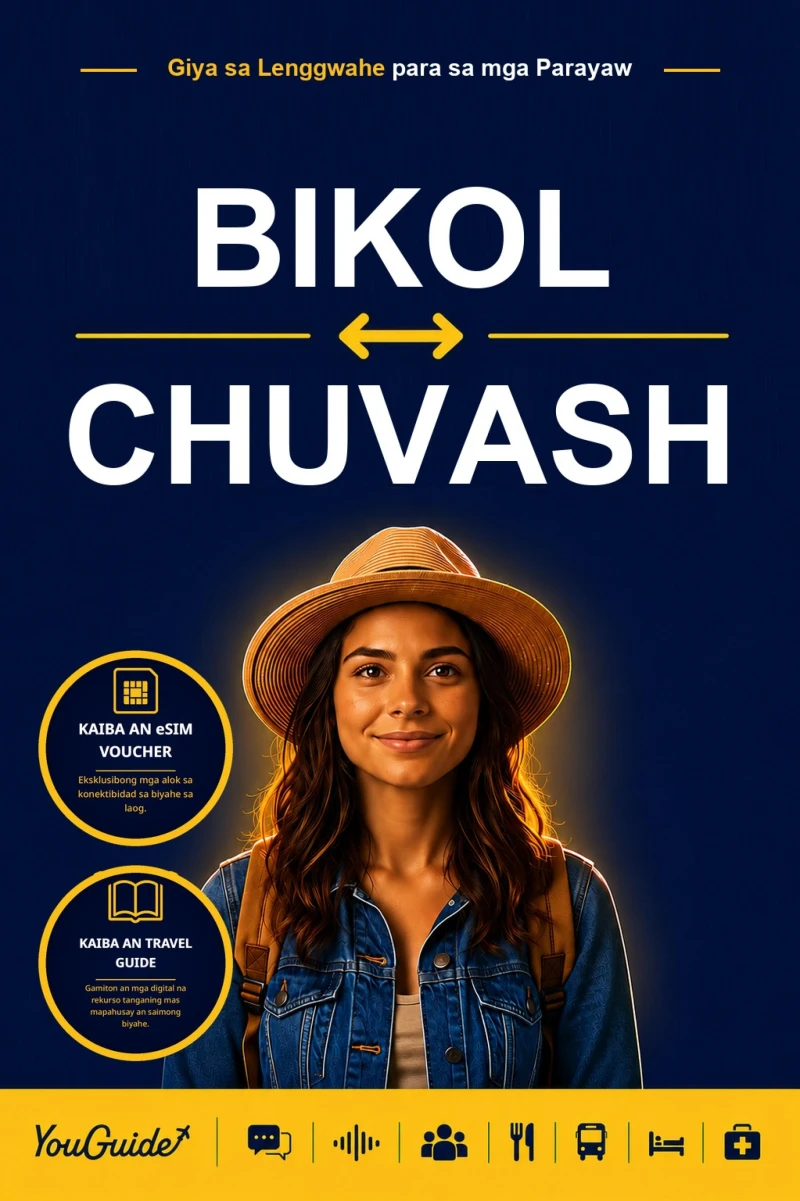 Portada: The Language Guide for Travelers - Bikol to Chuvash