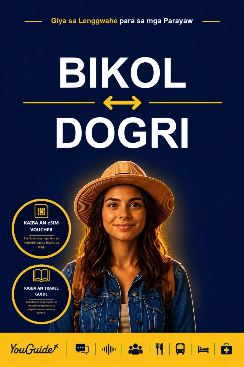 Portada: The Language Guide for Travelers - Bikol to Dogri