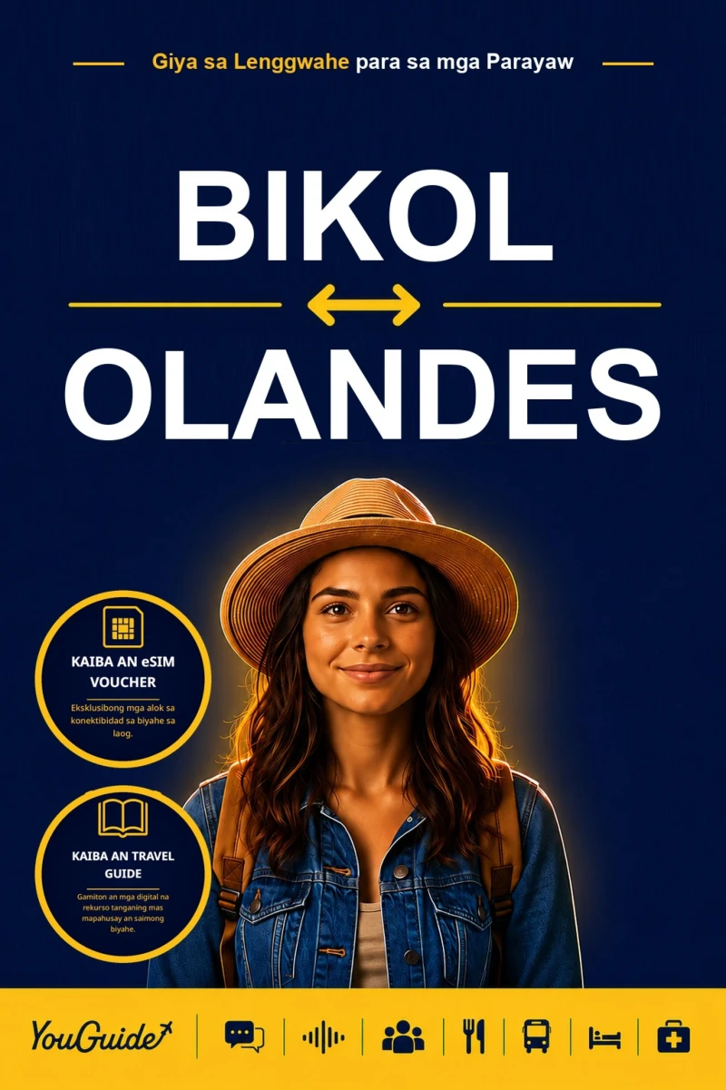 Portada: The Language Guide for Travelers - Bikol to Dutch