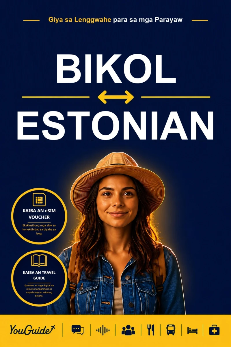 Portada: The Language Guide for Travelers - Bikol to Estonian