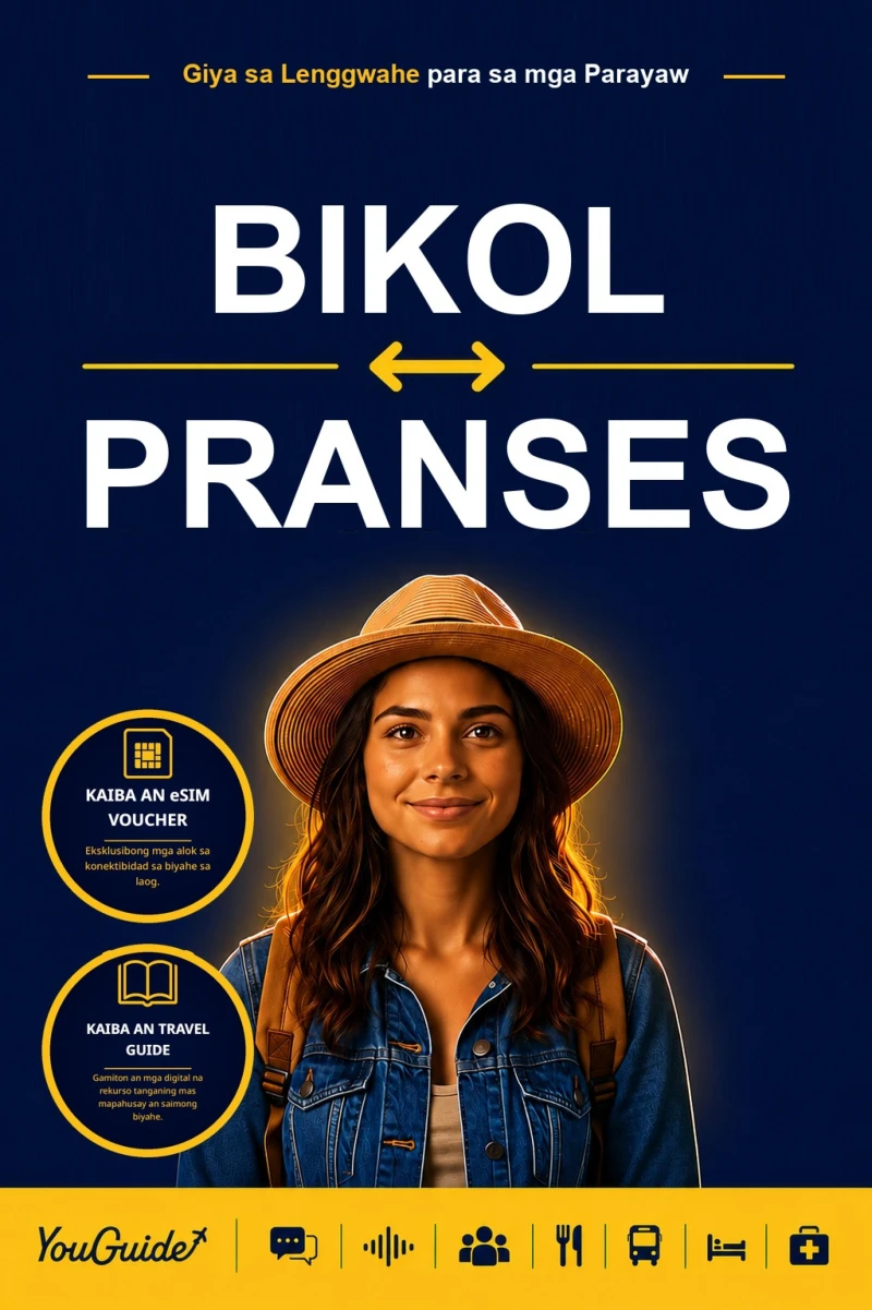 Portada: The Language Guide for Travelers - Bikol to French