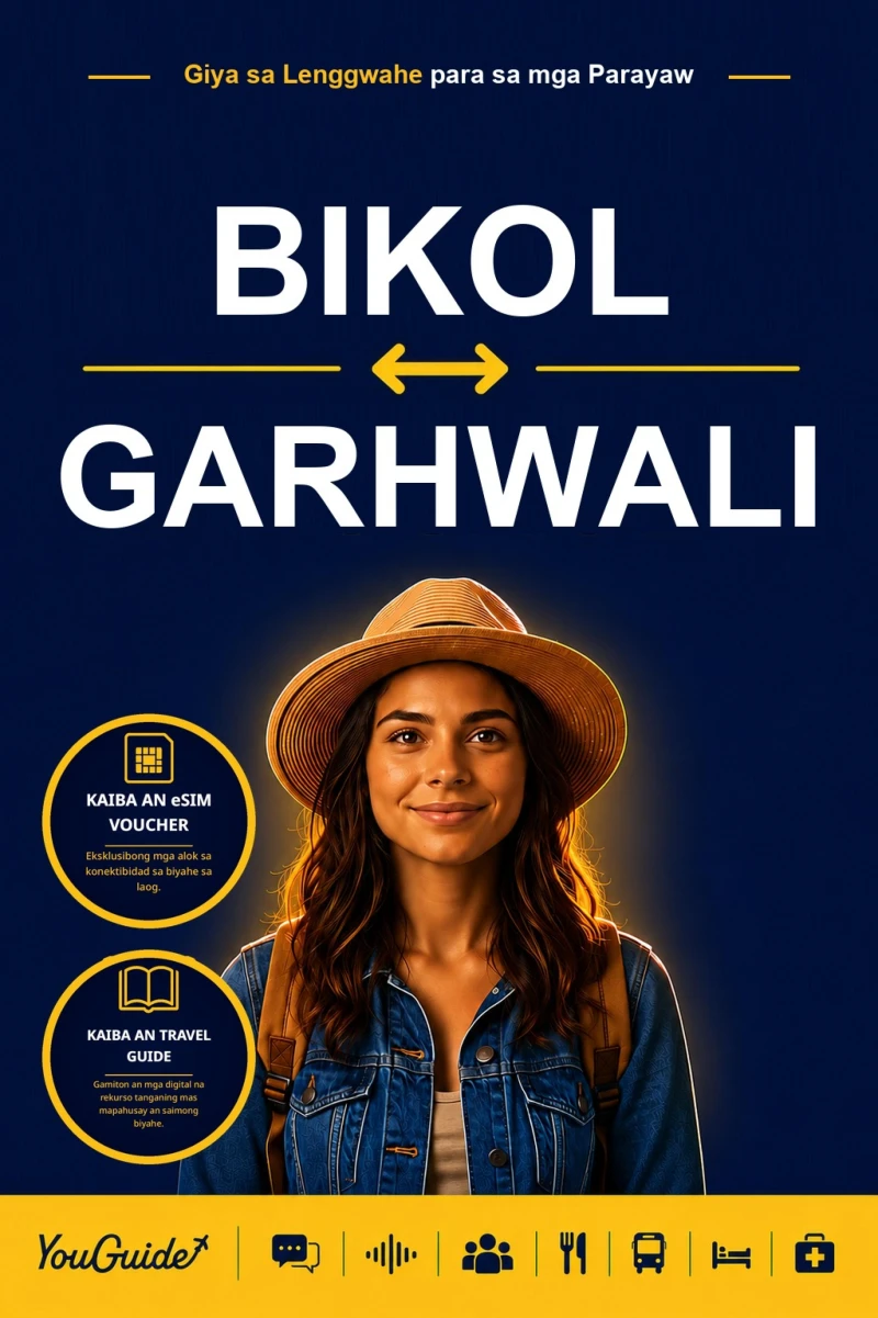 Portada: The Language Guide for Travelers - Bikol to Garhwali