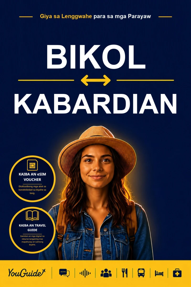 Portada: The Language Guide for Travelers - Bikol to Kabardian