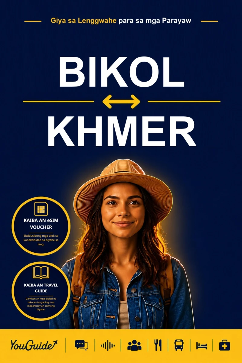 Portada: The Language Guide for Travelers - Bikol to Khmer