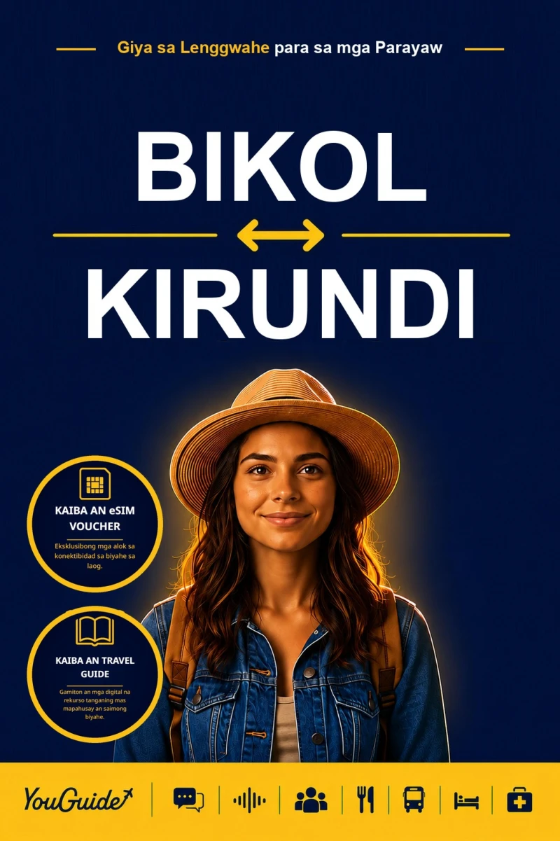 Portada: The Language Guide for Travelers - Bikol to Kirundi