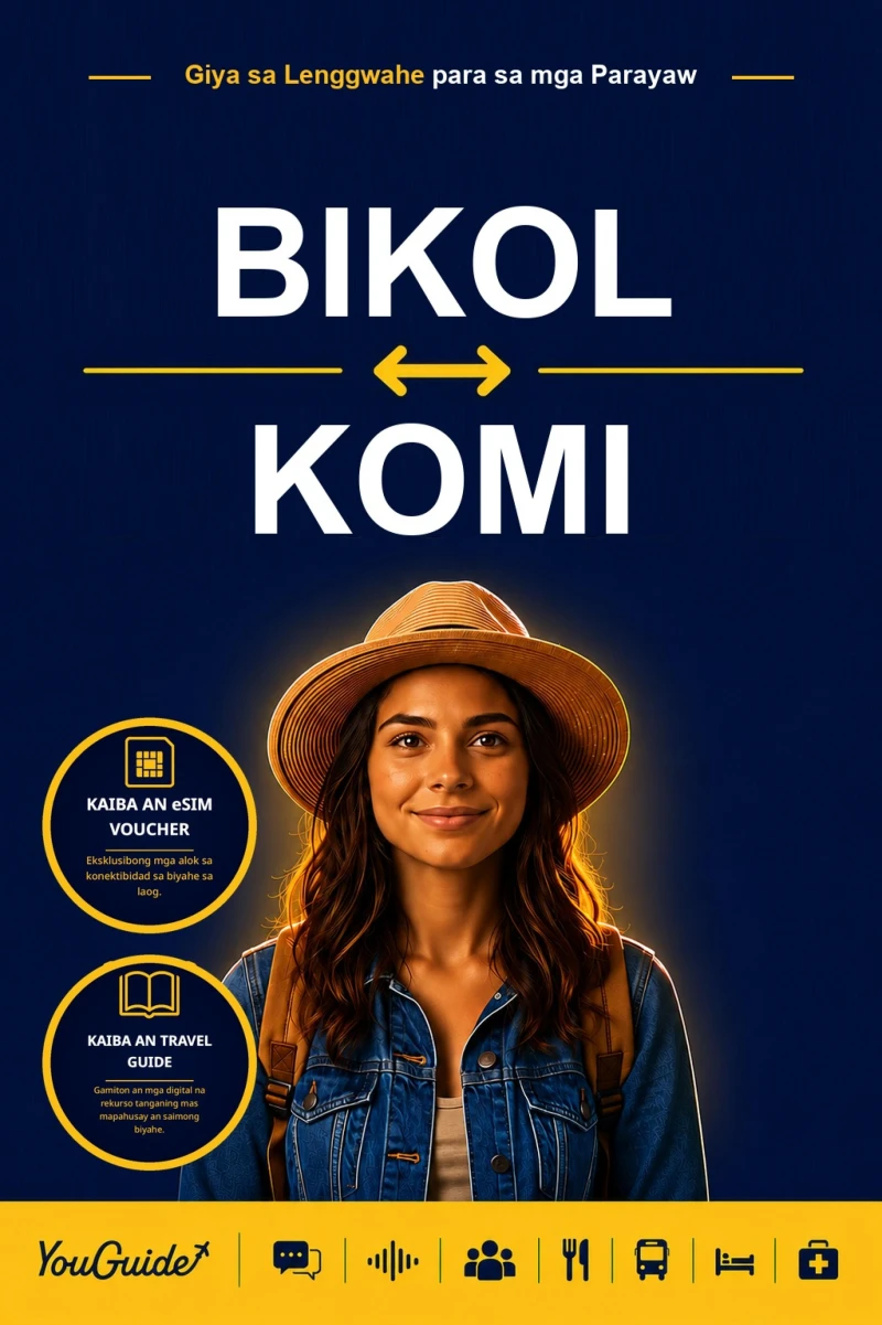 Portada: The Language Guide for Travelers - Bikol to Komi