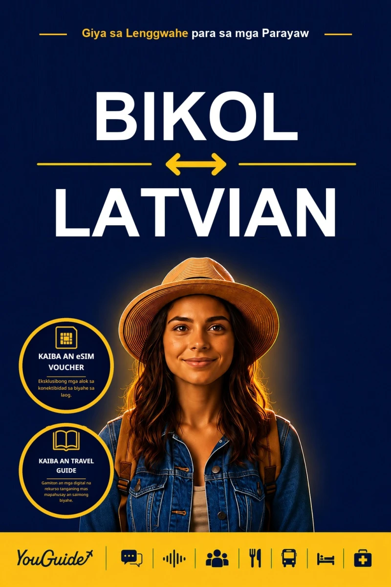 Portada: The Language Guide for Travelers - Bikol to Latvian