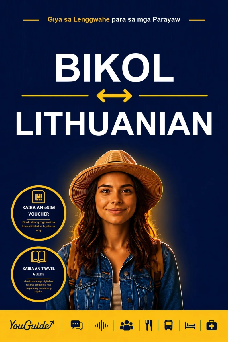Portada: The Language Guide for Travelers - Bikol to Lithuanian