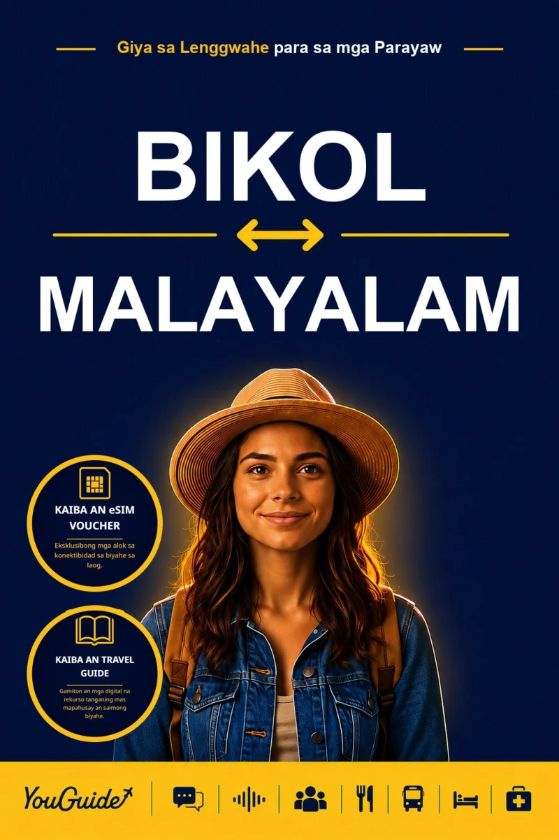 Portada: The Language Guide for Travelers - Bikol to Malayalam