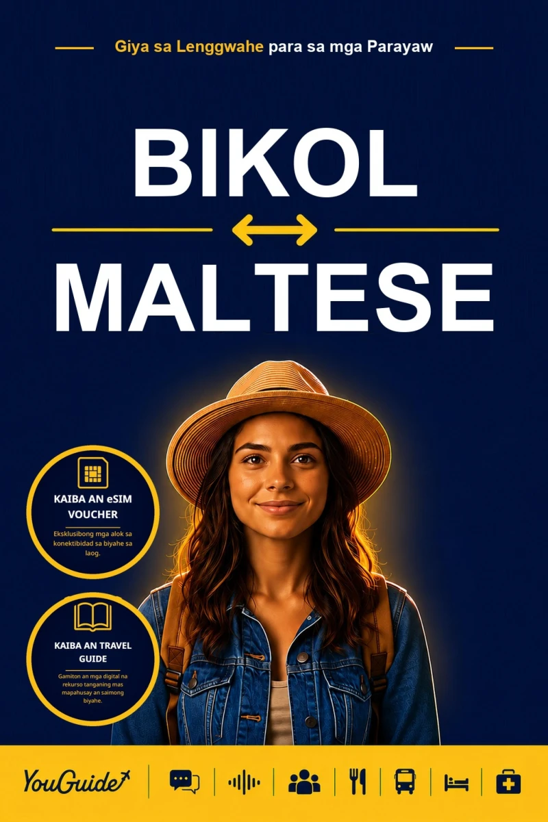 Portada: The Language Guide for Travelers - Bikol to Maltese