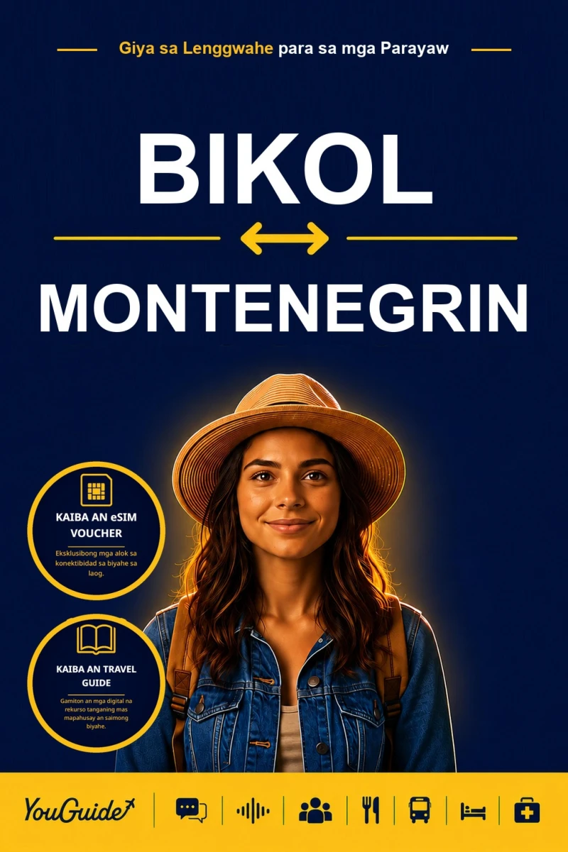 Portada: The Language Guide for Travelers - Bikol to Montenegrin