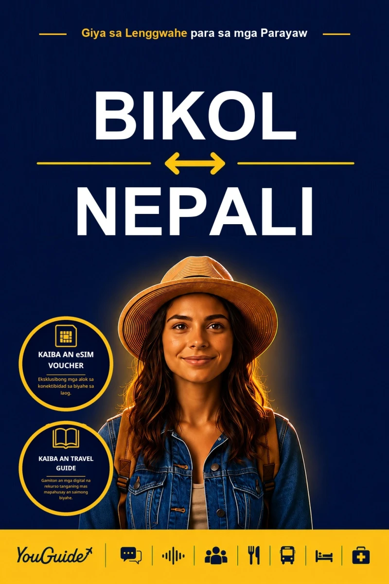 Portada: The Language Guide for Travelers - Bikol to Nepali