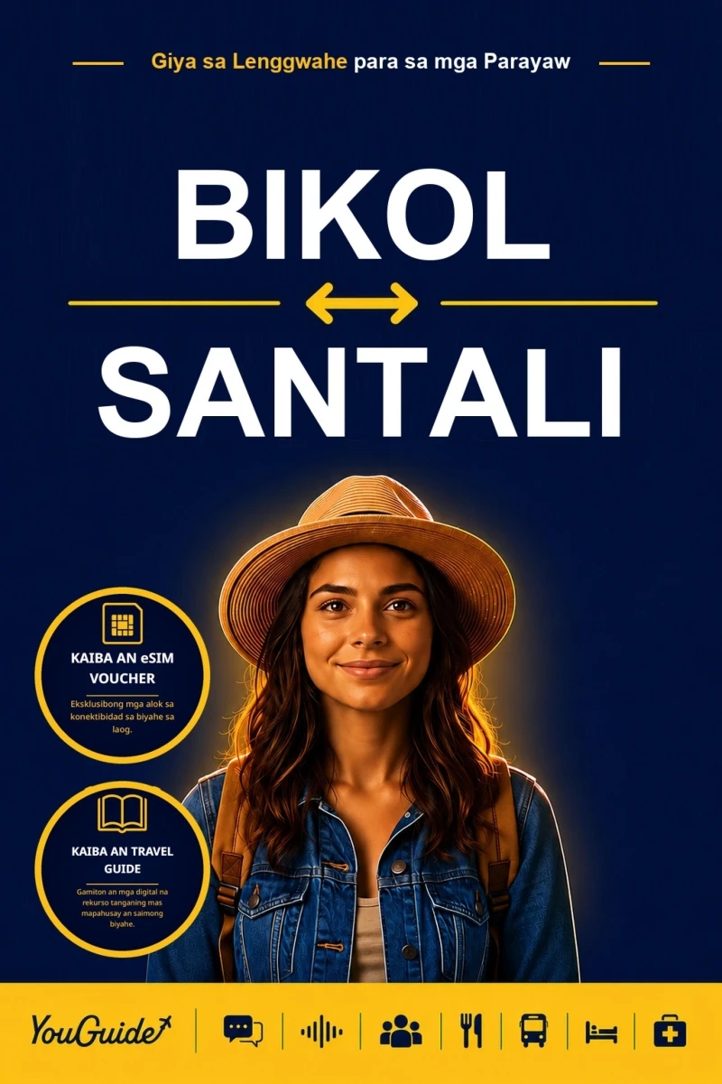 Portada: The Language Guide for Travelers - Bikol to Santali