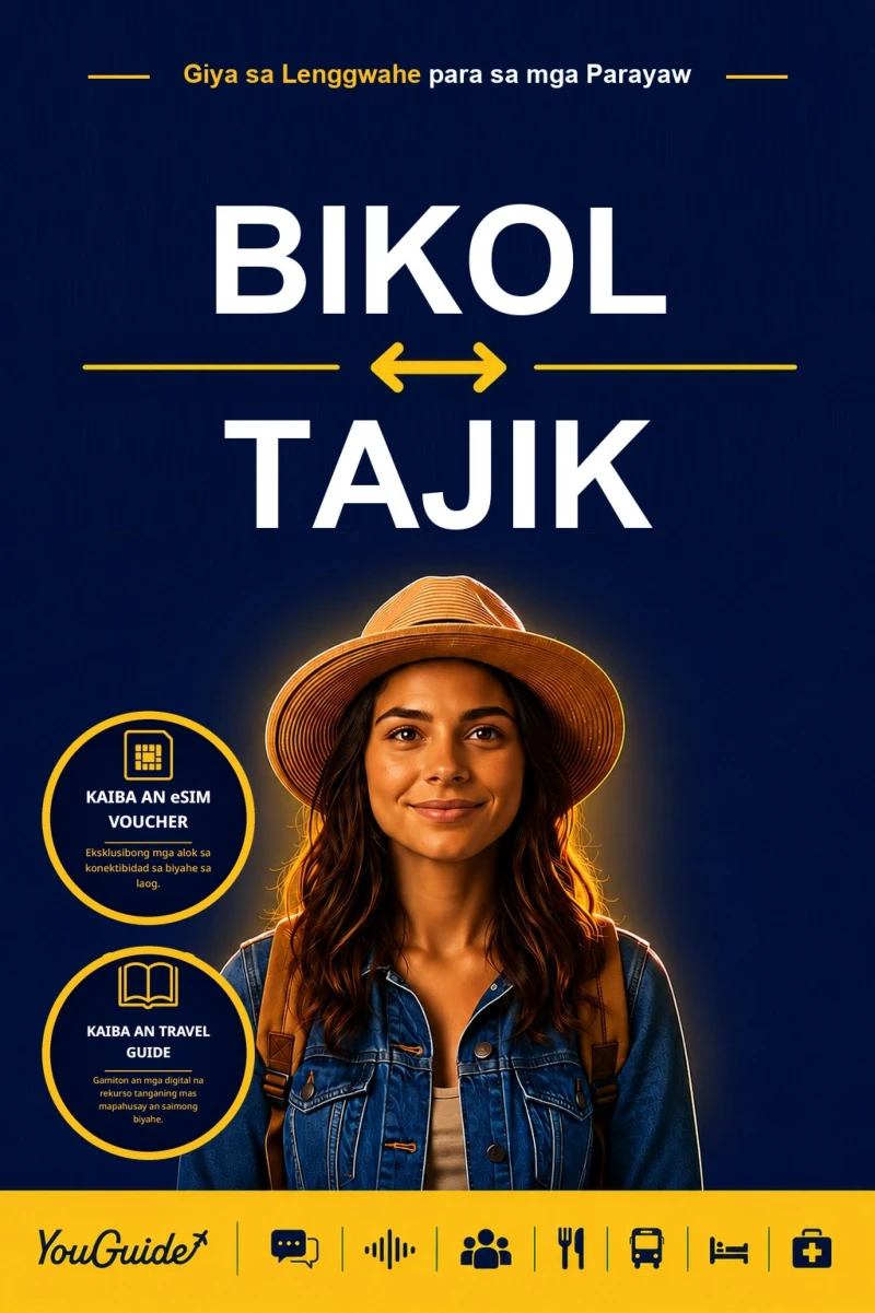 Portada: The Language Guide for Travelers - Bikol to Tajik