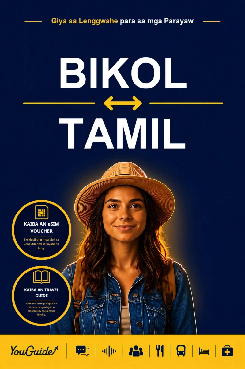 Portada: The Language Guide for Travelers - Bikol to Tamil