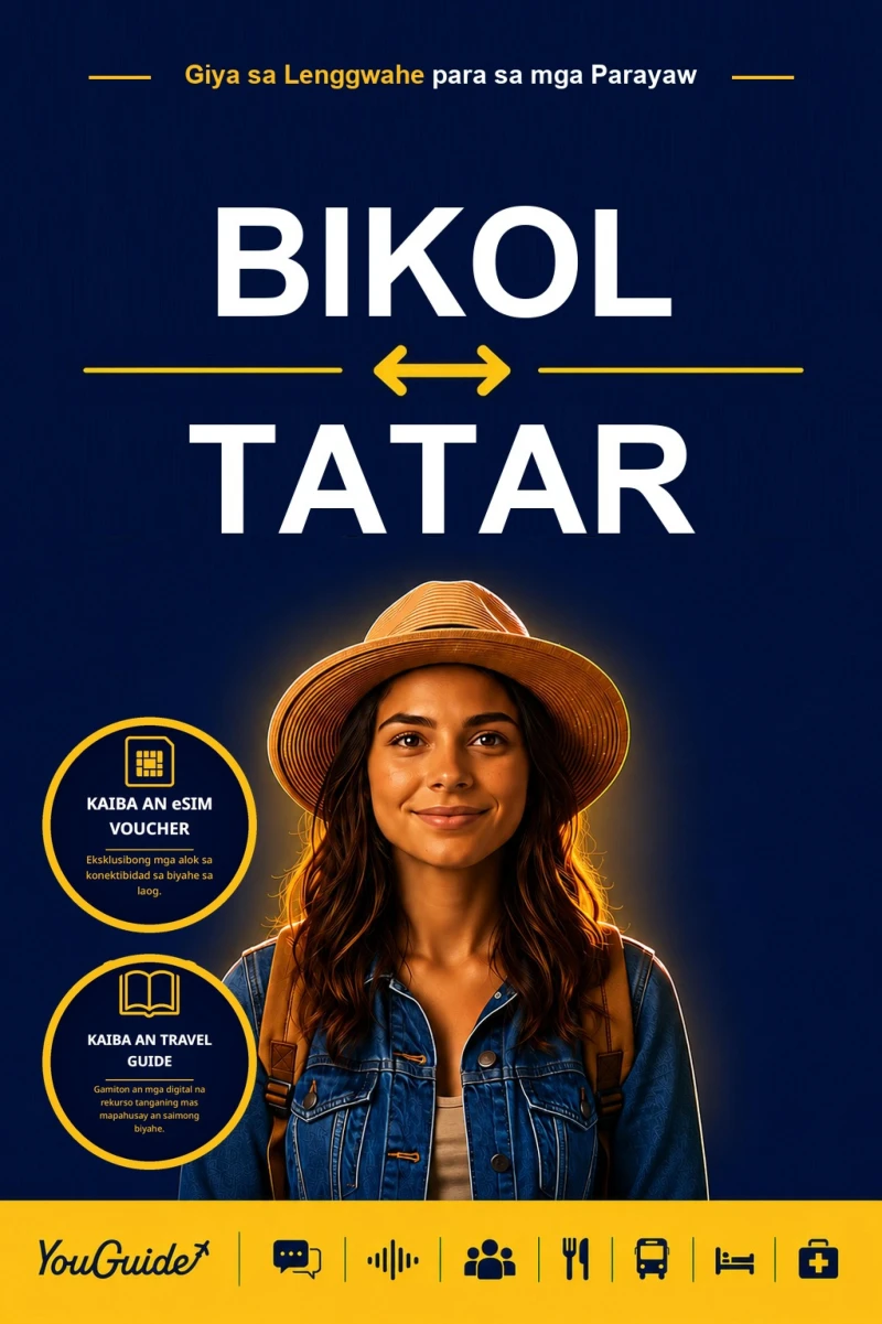Portada: The Language Guide for Travelers - Bikol to Tatar