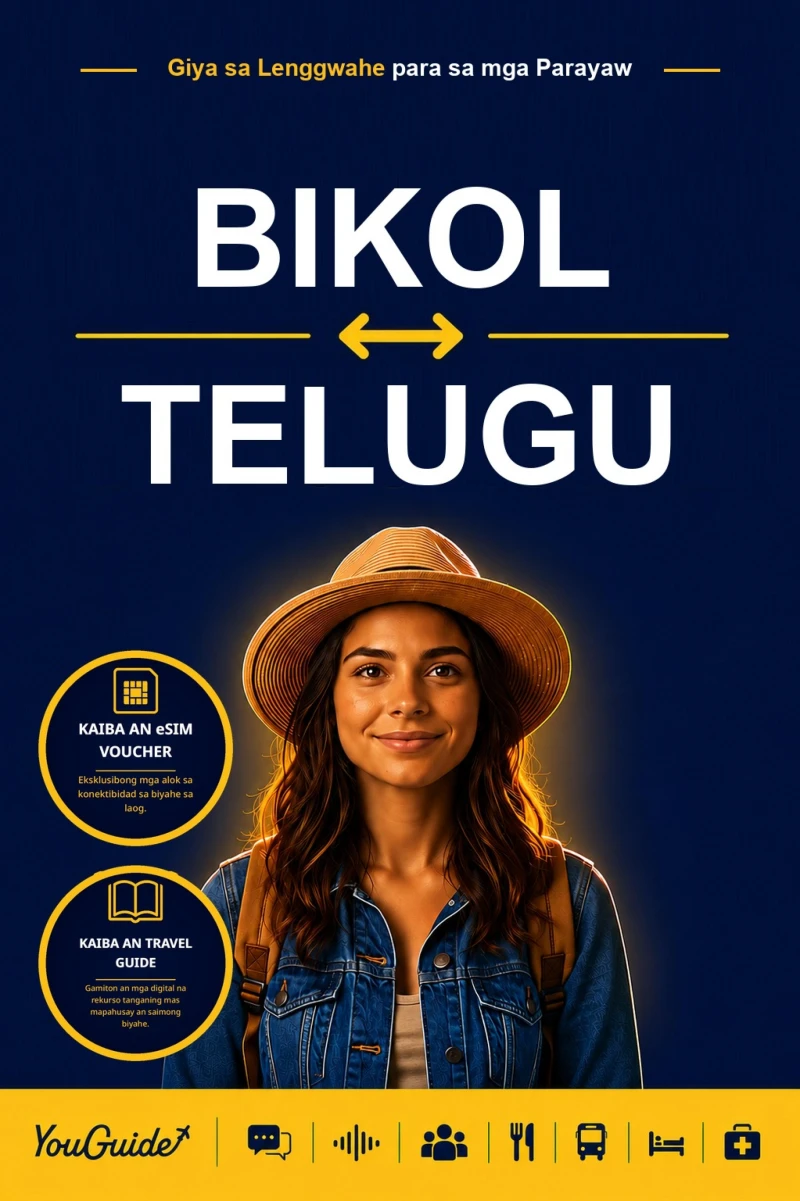 Portada: The Language Guide for Travelers - Bikol to Telugu