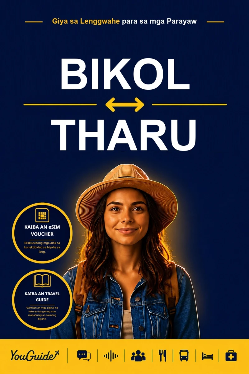 Portada: The Language Guide for Travelers - Bikol to Tharu