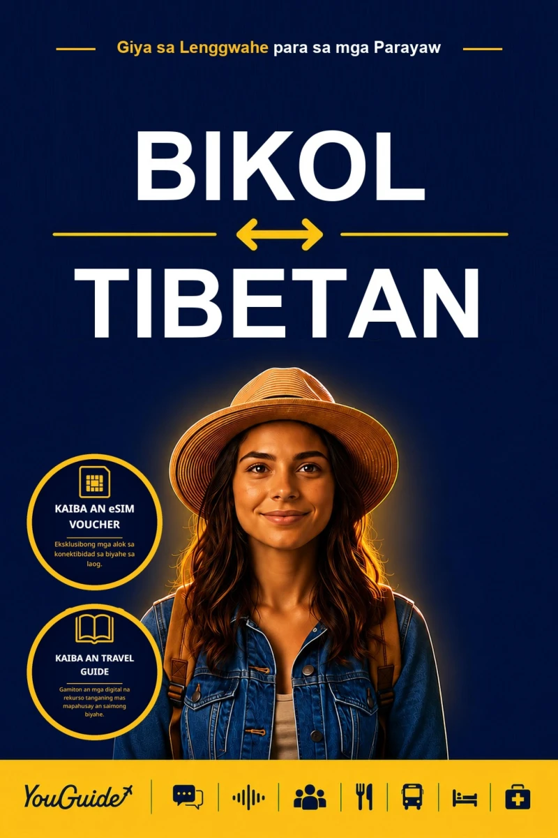 Portada: The Language Guide for Travelers - Bikol to Tibetan