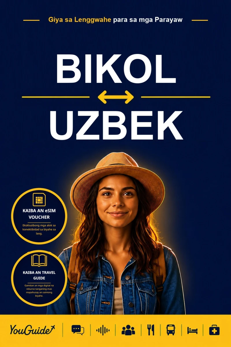 Portada: The Language Guide for Travelers - Bikol to Uzbek