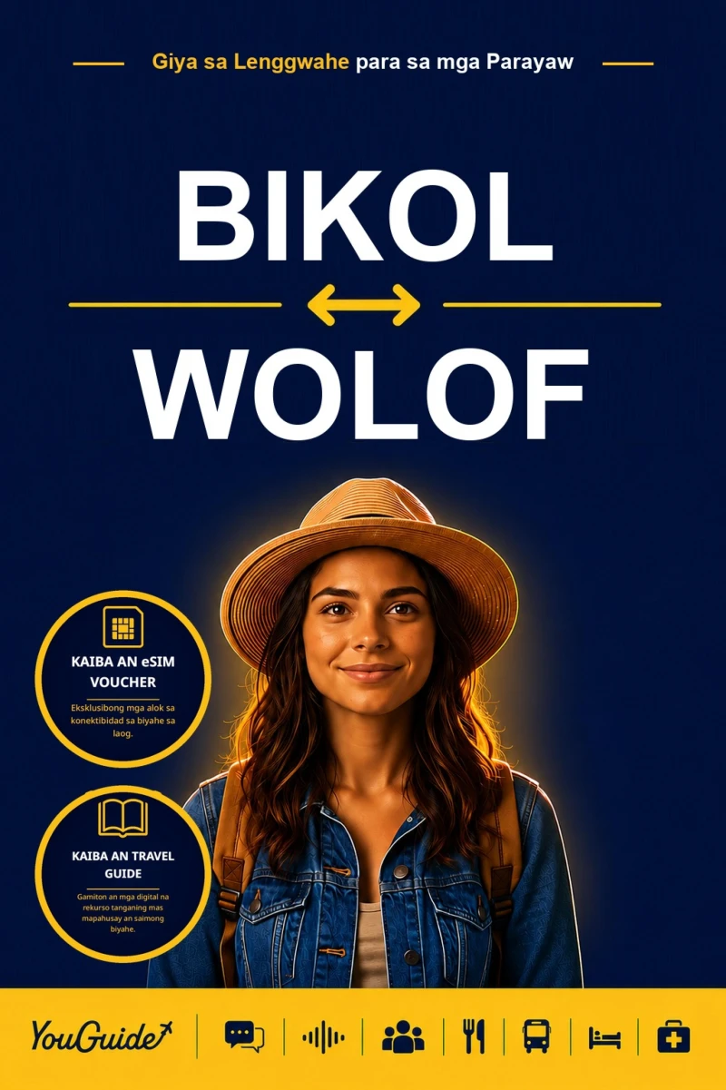 Portada: The Language Guide for Travelers - Bikol to Wolof