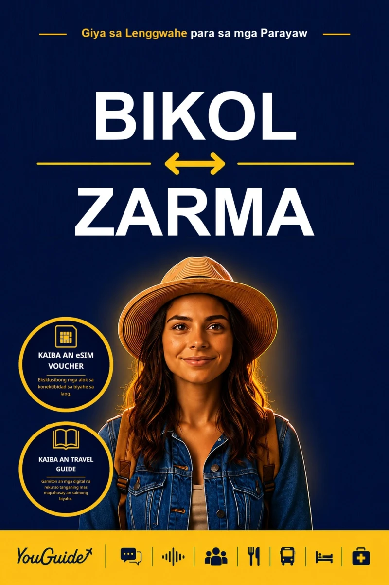 Portada: The Language Guide for Travelers - Bikol to Zarma