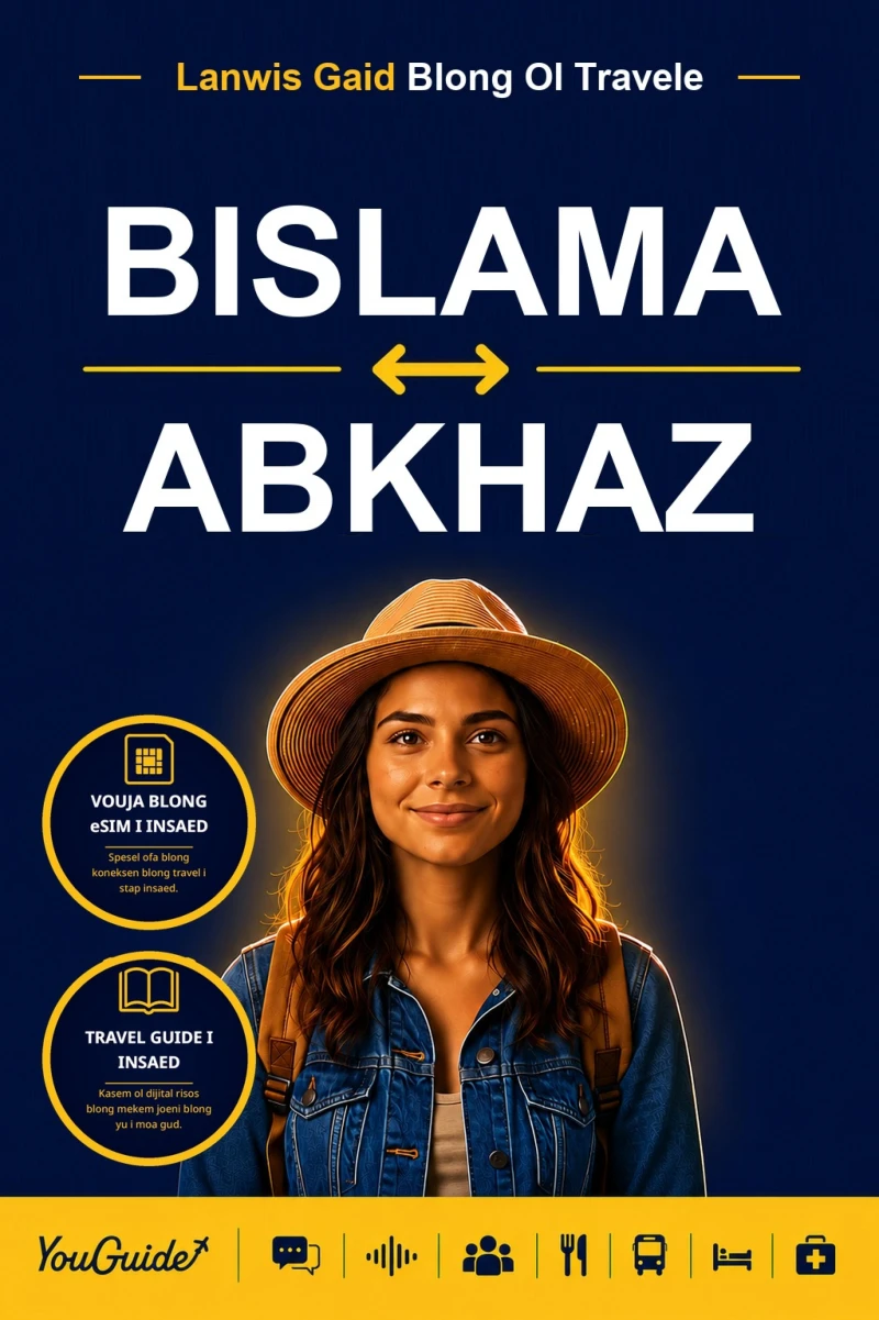 Portada: The Language Guide for Travelers - Bislama to Abkhaz