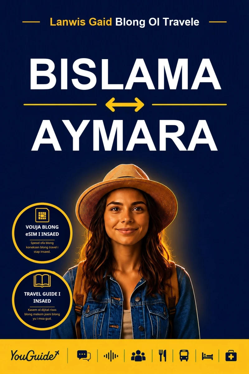 Portada: The Language Guide for Travelers - Bislama to Aymara