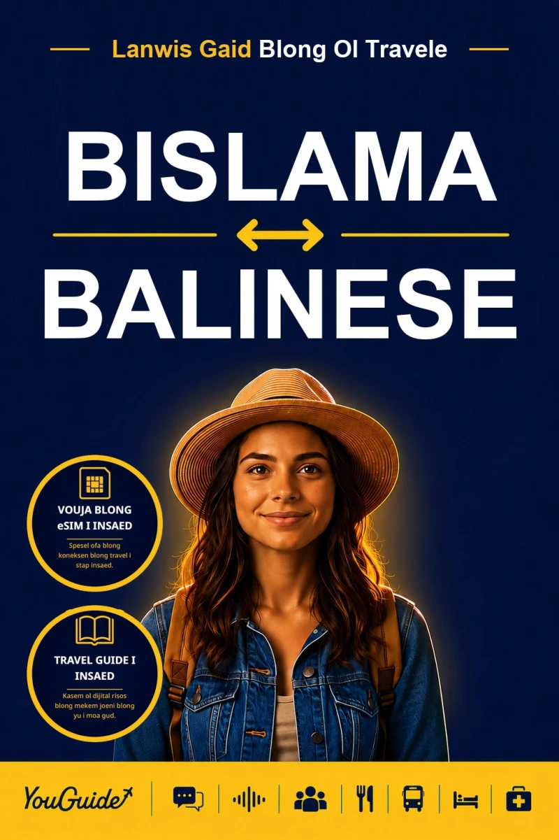 Portada: The Language Guide for Travelers - Bislama to Balinese