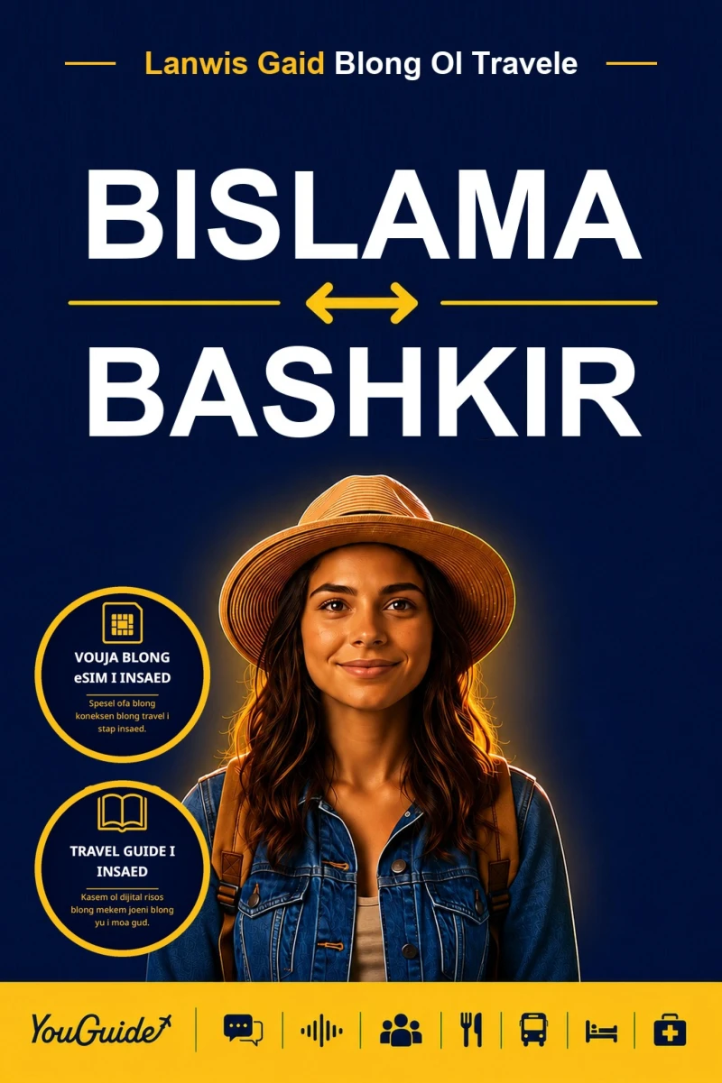 Portada: The Language Guide for Travelers - Bislama to Bashkir
