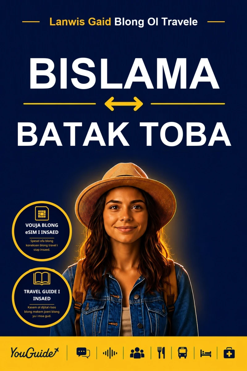 Portada: The Language Guide for Travelers - Bislama to Batak Toba