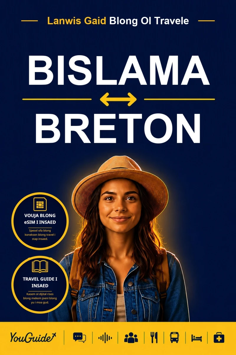 Portada: The Language Guide for Travelers - Bislama to Breton