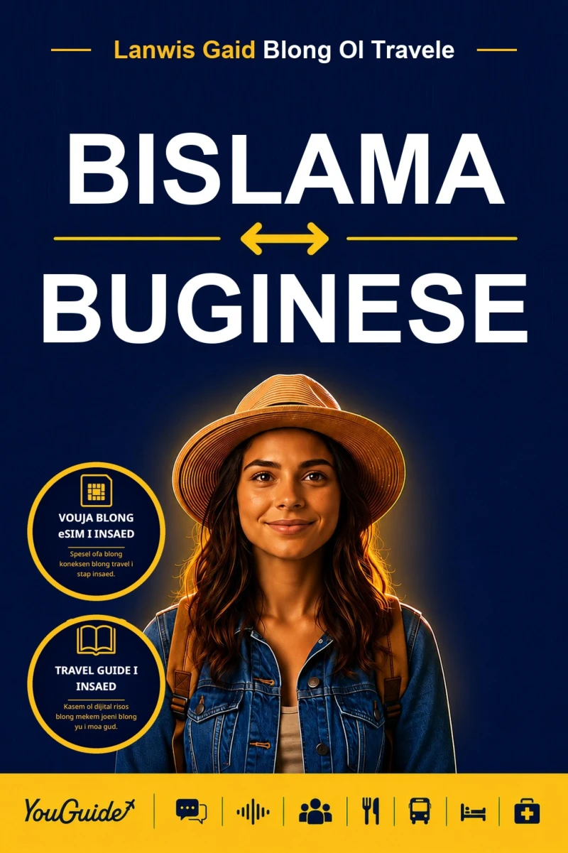 Portada: The Language Guide for Travelers - Bislama to Buginese