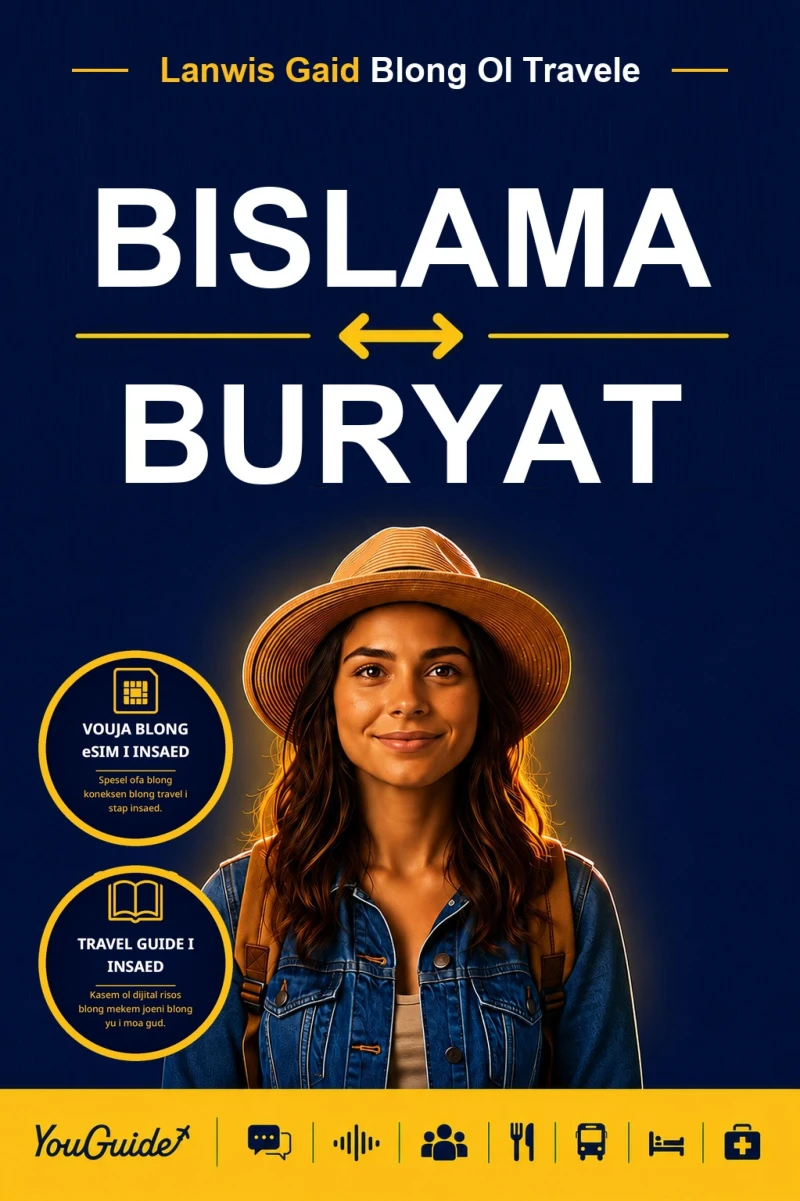 Portada: The Language Guide for Travelers - Bislama to Buryat