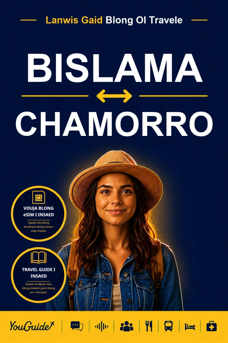 Portada: The Language Guide for Travelers - Bislama to Chamorro