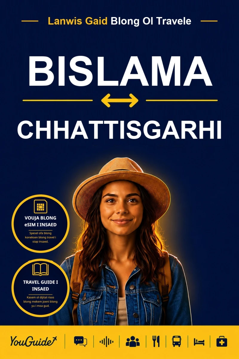 Portada: The Language Guide for Travelers - Bislama to Chhattisgarhi