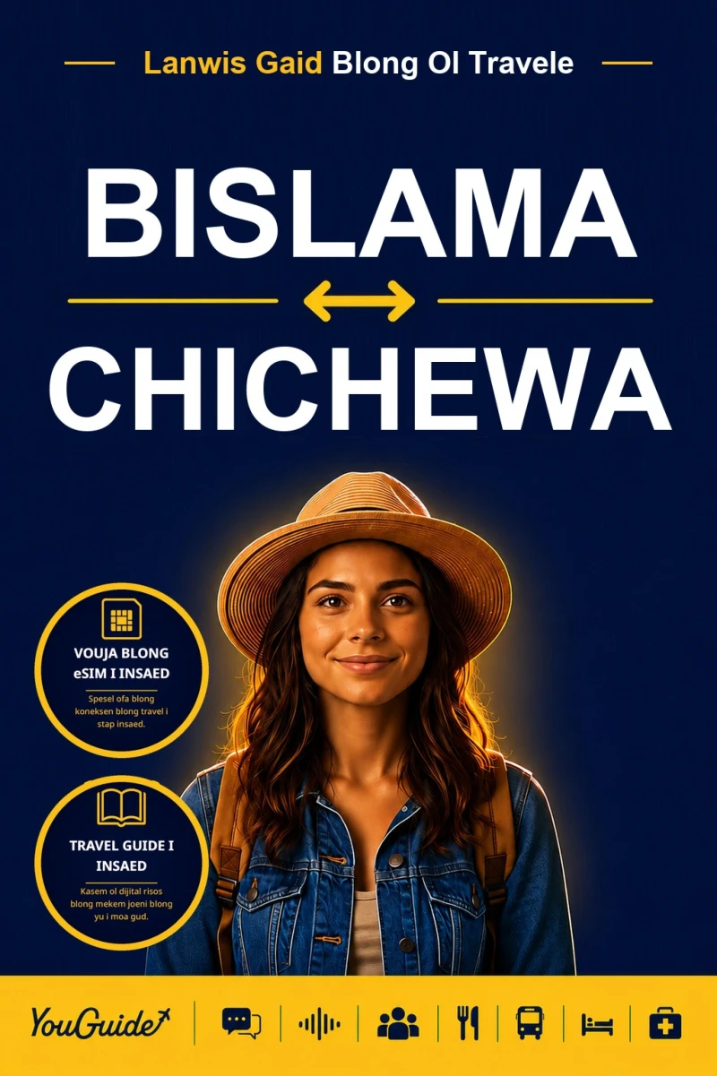 Portada: The Language Guide for Travelers - Bislama to Chichewa