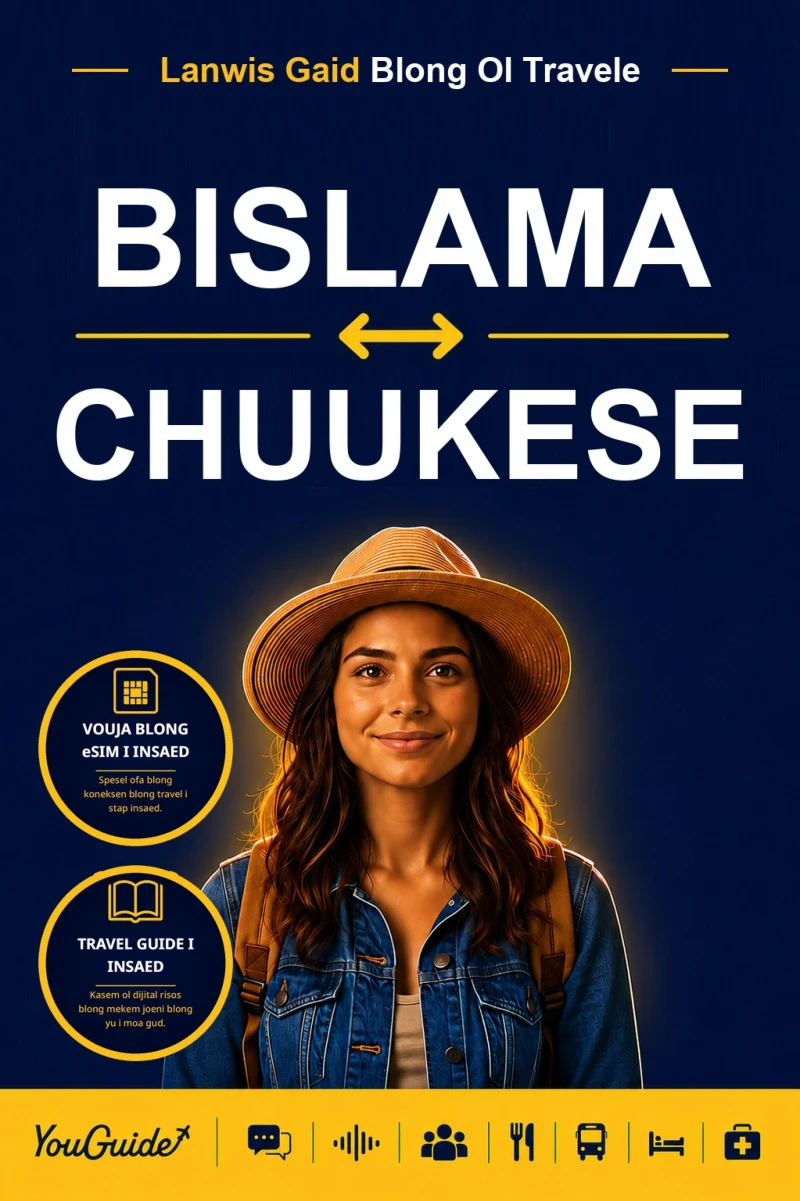 Portada: The Language Guide for Travelers - Bislama to Chuukese