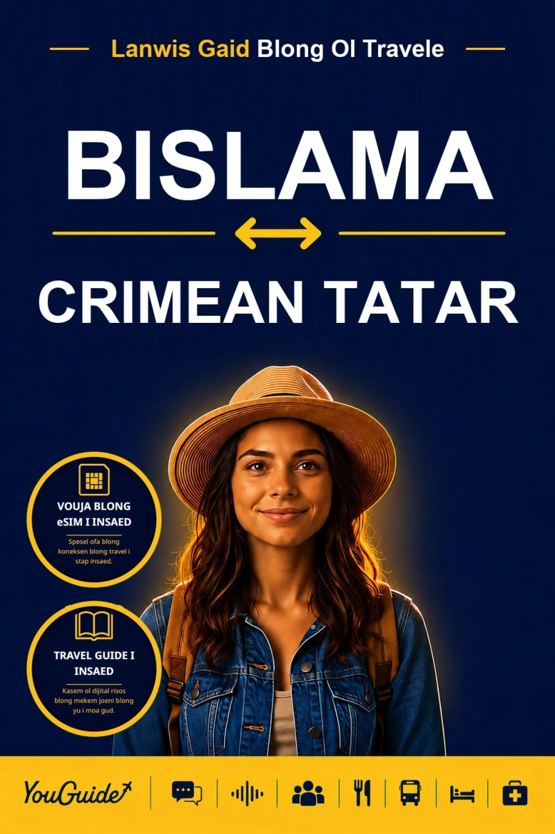 Portada: The Language Guide for Travelers - Bislama to Crimean Tatar